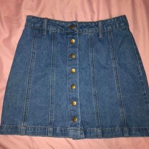 Button Up Skirt